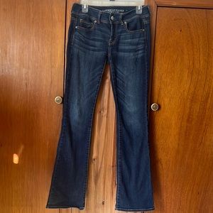 Dark American eagle jean